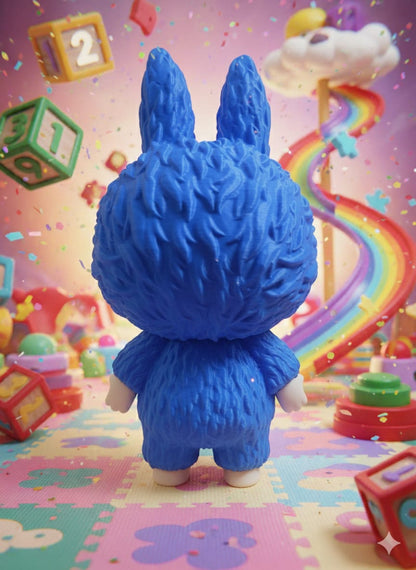 3D Printed Labubu Toy with customized letters